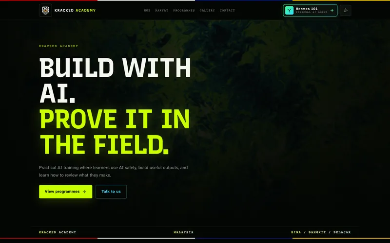 The AI Builder School screenshot
