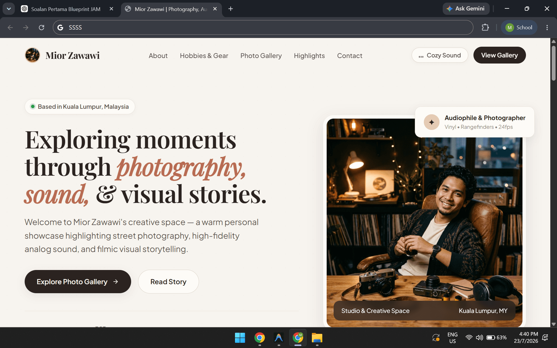 Personal Profile